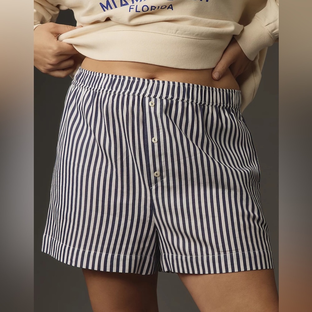 Anthropologie Boxer Shorts - NAVY